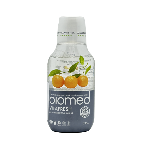 Biomed Vitafresh təravətləndirici ağız yaxalayıcı 250 ml. - 1