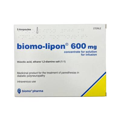 BIOMO LIPON 600MG N5 AMP - 