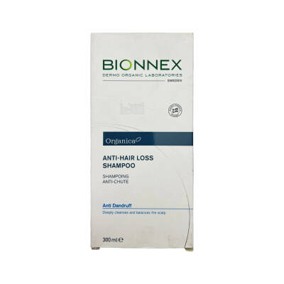 Bionnex 0123/2473 Organica Anti Hair Loss Shampoo Anti Dandruff Paraben Free, 300 ml - 1