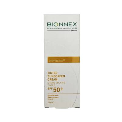 Bionnex 2619 Preventiva Tinted Suncream SPF 50+, 50 ml