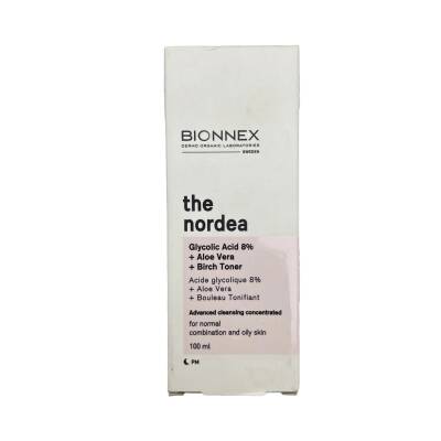 BIONNEX 9335 THE NORDEA GLYCOLIC ACID 8% ALOE VERA BIRCH TONER 100ML - BIONNEX