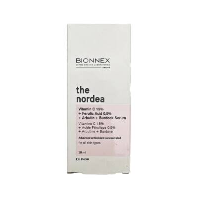 Bionnex 9359 the Nordea Vitamin C 15% Ferulic Acid0, 5% Arbutin Burdock Serum, 30 ml
