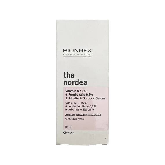 BIONNEX 9359 THE NORDEA VITAMIN C 15% FERULIC ACID0,5% ARBUTIN BURDOCK SERUM 30ML - 1