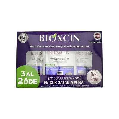 Bioxcin 9191 Siyah Sarimsak Sampuan 2+1, 300 ml - BIOXCIN