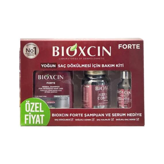 BIOXCIN FORTE YOGUN SAC DOKULMESI ICIN BAKIM KITI 0258 - 1
