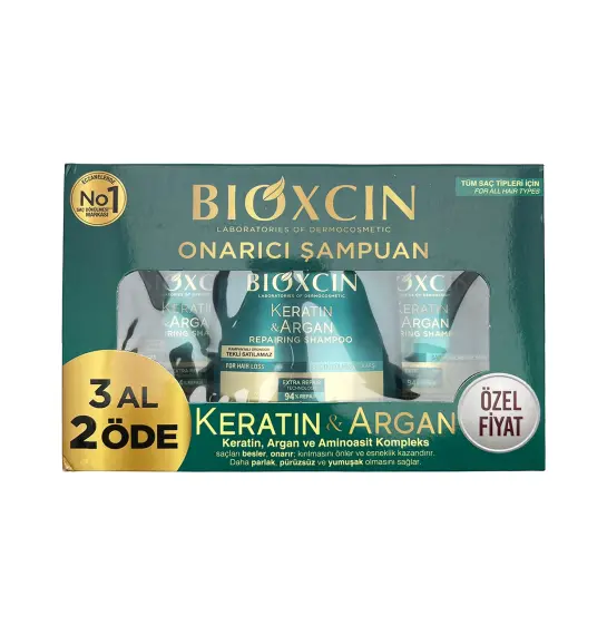 BIOXCIN SET 2+1 KERATIN ARGAN ONARICI SAMPUN 5703 - 1