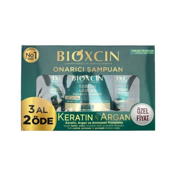BIOXCIN SET 2+1 KERATIN ARGAN ONARICI SAMPUN 5703 - 1