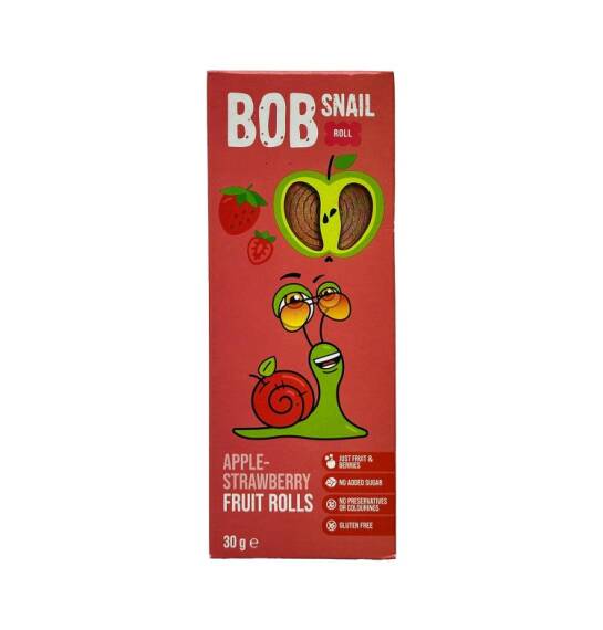 Bob Snail Alma Çiyələk meyvə ruleti 30 qr - 1