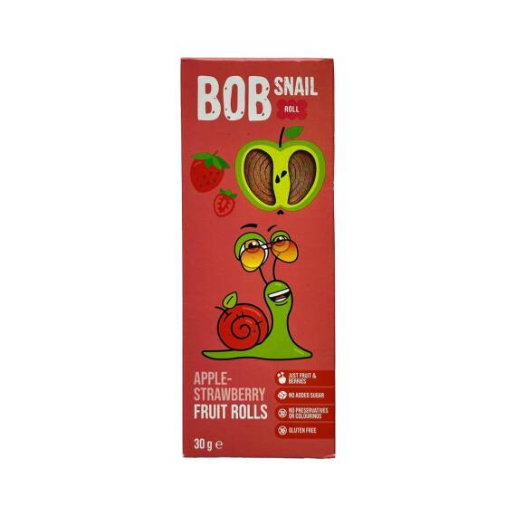 Bob Snail Alma Çiyələk meyvə ruleti 30 qr - 1