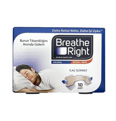 Breathe Rigth kiçik/orta N10 plastr - BREATHE RIGHT