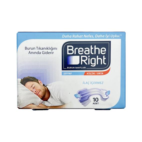 Breathe Rigth şəffaf kiçik/orta N10 plastr - 1