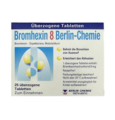 Bromgeksin 8 mq N25 tablet - 