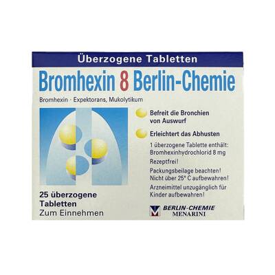 Bromgeksin 8 Mq N25 Tablet - 