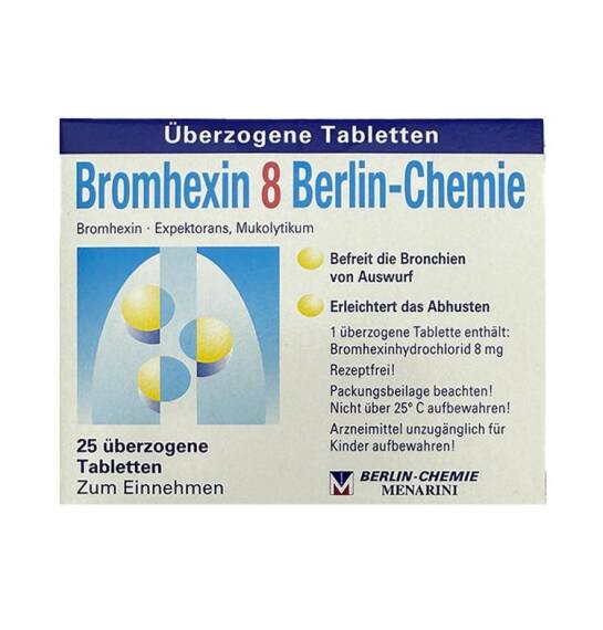 Bromgeksin 8 mq N25 tablet - 1