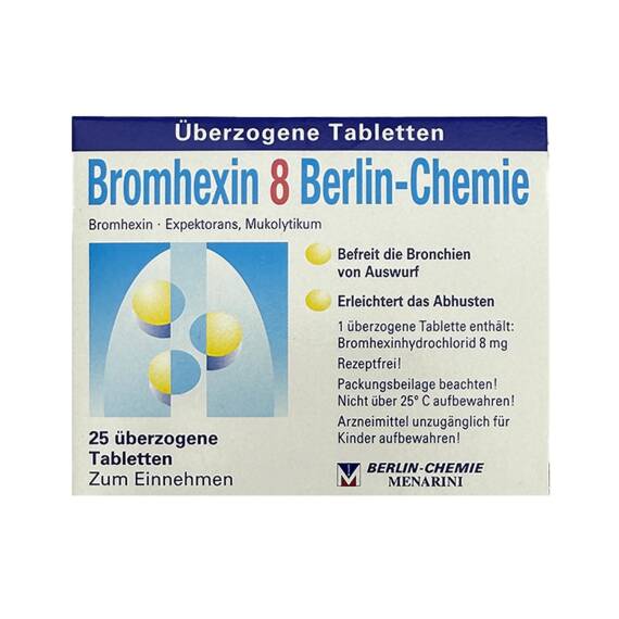 Bromgeksin 8 mq N25 tablet - 1
