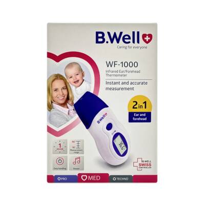 B.Well WF-1000 qulaq və alından ölçən elektron termometr - B.WELL