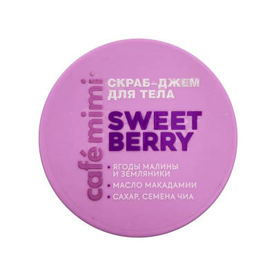 Cafe Mimi 0187 Skrab Beden Üçün Sweet Berry, 250 g