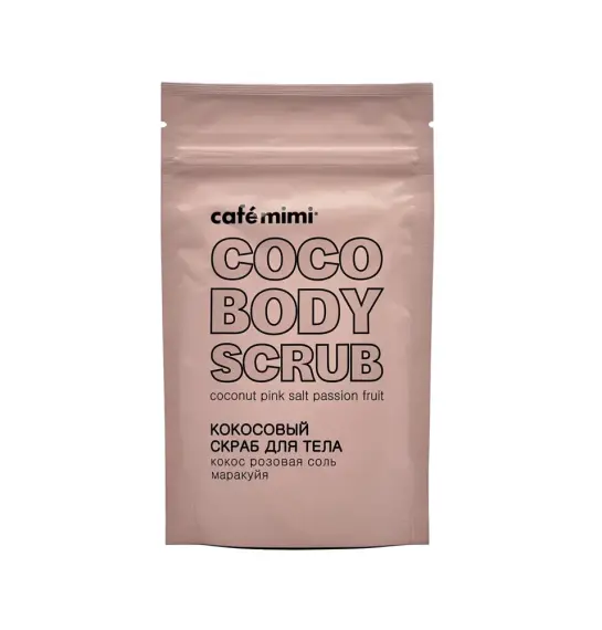 Cafe Mimi Coconut Pink Salt bədən üçün skrab 150 qr - 1