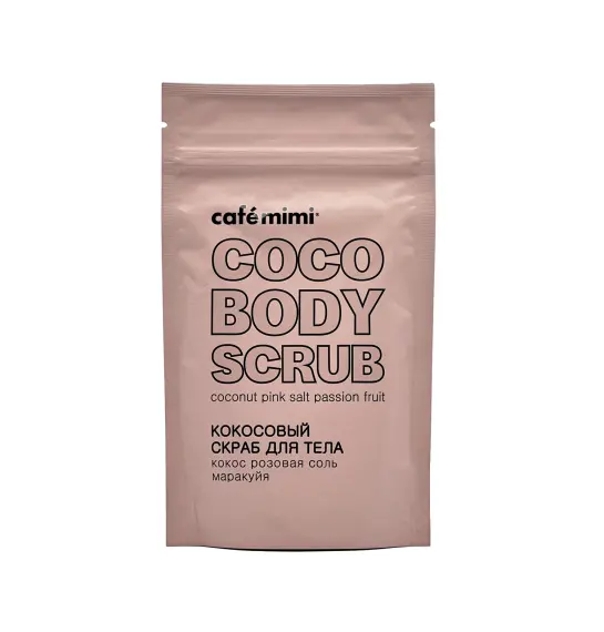 Cafe Mimi Coconut Pink Salt bədən üçün skrab 150 qr - 1