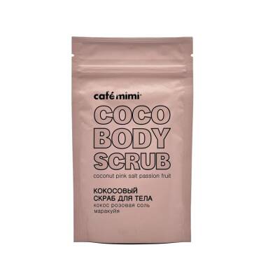 Cafe Mimi Coconut Pink Salt bədən üçün skrab 150 qr - CAFE MIMI