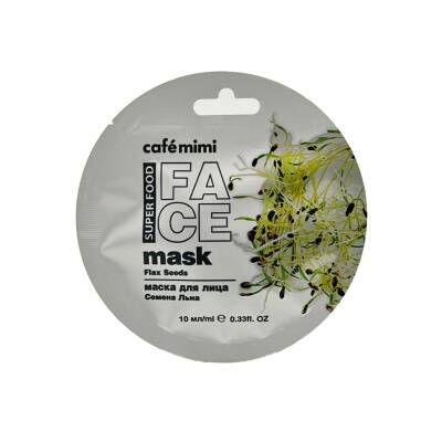 Cafe Mimi Flax Seeds üz üçün maska 10 ml - CAFE MIMI