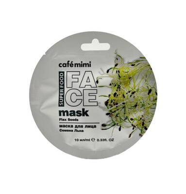 Cafe Mimi Flax Seeds üz üçün maska 10 ml - CAFE MIMI