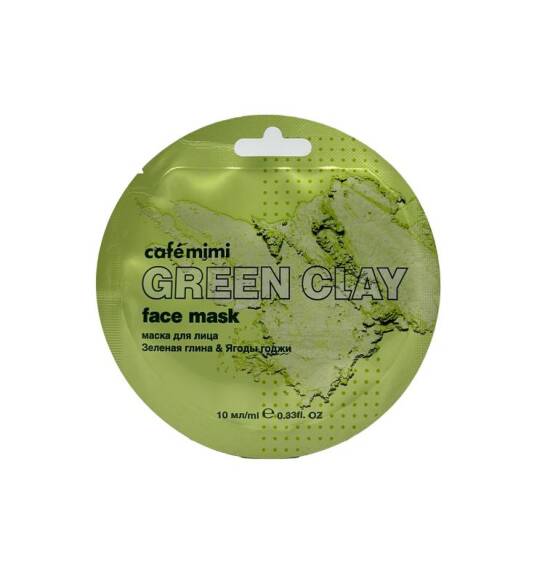 Cafe Mimi Green Clay üz üçün maska 10 ml - 1