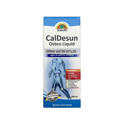 CALDESUN OSTEO LIQUID SUNLIFE 200 ML SRP - 