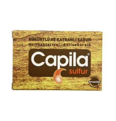 Capila Kükürdlü Qətranlı 90 qr sabun - CAPILA