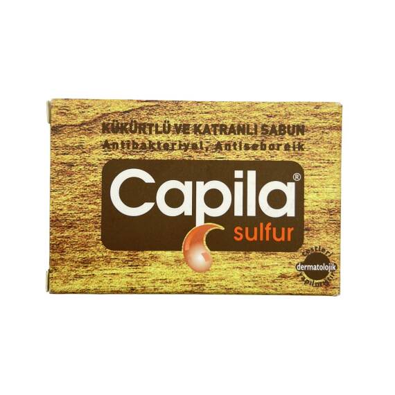 Capila Kükürdlü Qətranlı 90 qr sabun - 1