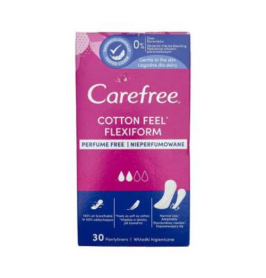 Carefree pambıq gigiyenik qadıin bezi 30 ədədli. - CAREFREE
