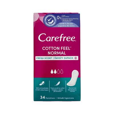 Carefree pambıq tərkibli təravətli qadın bezi 34 ədədli. - CAREFREE