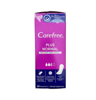 Carefree plus normal gündəlik qadın bezi 20 ədədli. - CAREFREE
