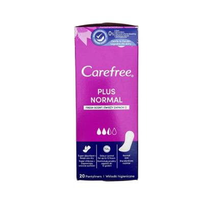Carefree plus normal gündəlik qadın bezi 20 ədədli. - CAREFREE