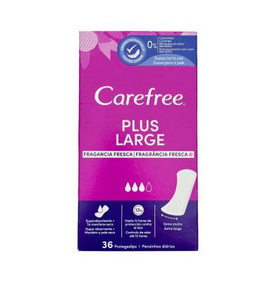 Carefree uzun ölçü gigyenik qadin bezi 36 ədədli. - CAREFREE