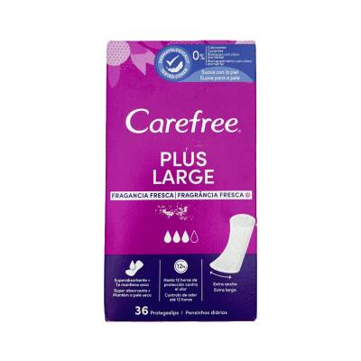 Carefree uzun ölçü təravətli gigyenik qadin bezi 36 ədədli. - CAREFREE
