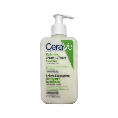 CeraVe 3563 Hydrating Cream To Foam Cleanser, 236 ml - CERAVE
