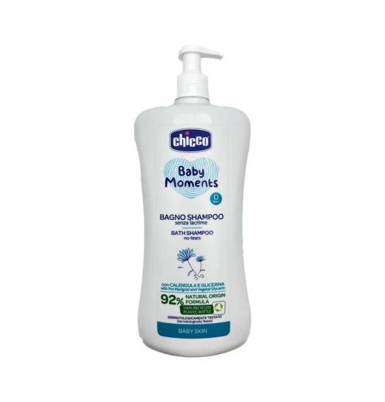 Chicco Baby Moments şampun və duş geli 750 ml - 1