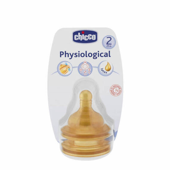 Chicco butulka kauçuk əmzik sürətli axış 2 ay+ N2 - 2