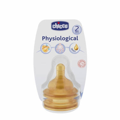 Chicco butulka kauçuk əmzik sürətli axış 2 ay+ N2 - 
