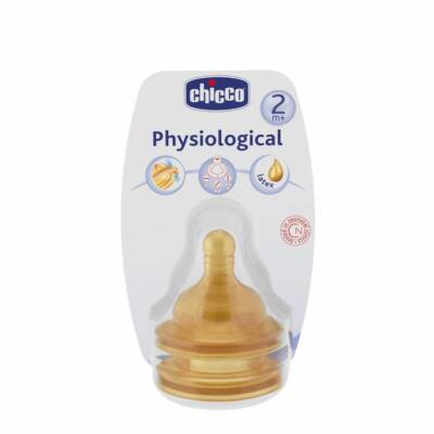 Chicco Butulka Kauçuk Əmzik Sürətli Axış 2 Ay+ N2 - 1