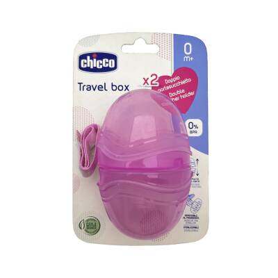 Chicco Double Soother Holder Pink 3072 - 1