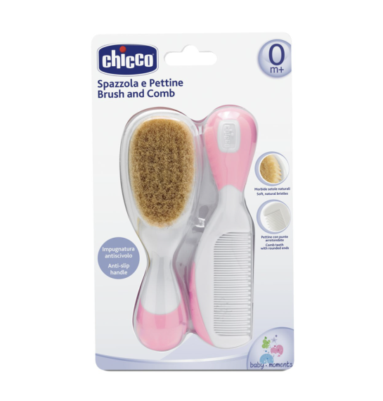 Chicco Fırça və Daraq dəsti çəhrayı - 1