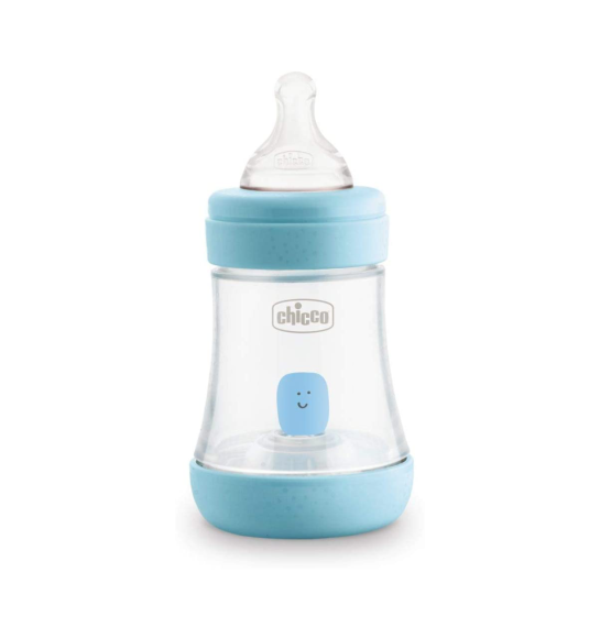 Chicco F.Perfect5 PP butulka oğlan yavaş axış silikon N2 150 ml - 1