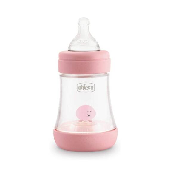 Chicco F.Perfect5 PP butulka qız yavaş axış silikon N2 150 ml - 1