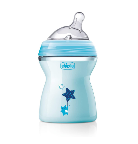 Chicco Natural Feeling butulka mavi 2 ay+ 250 ml - 1