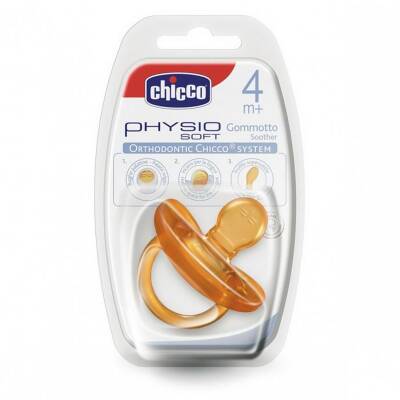 Chicco Physio Yumşaq Kauçuk Əmzik 4 Ay+ N1