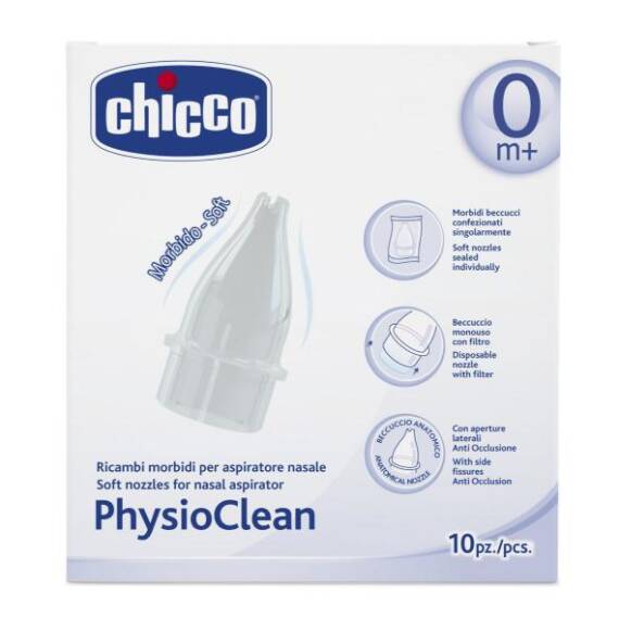 Chicco Soft Nozzels Physioclean burun aspiratoru ucluqları - 1