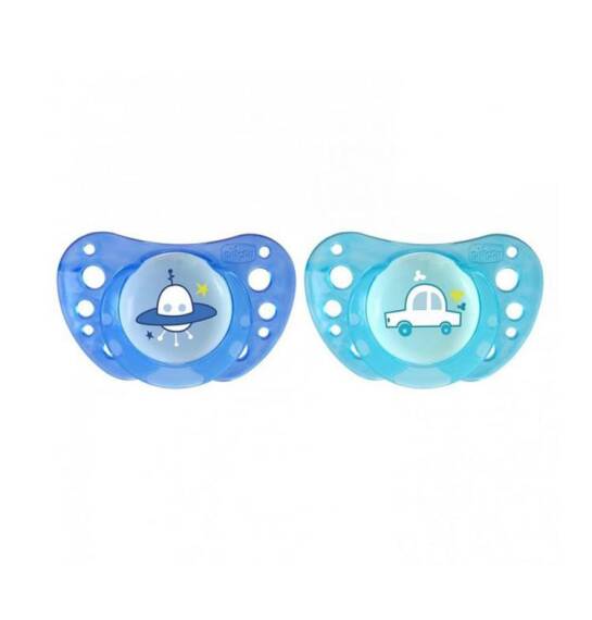Chicco Soother PH Air mavi silikon 16-36 ay N2 - 1