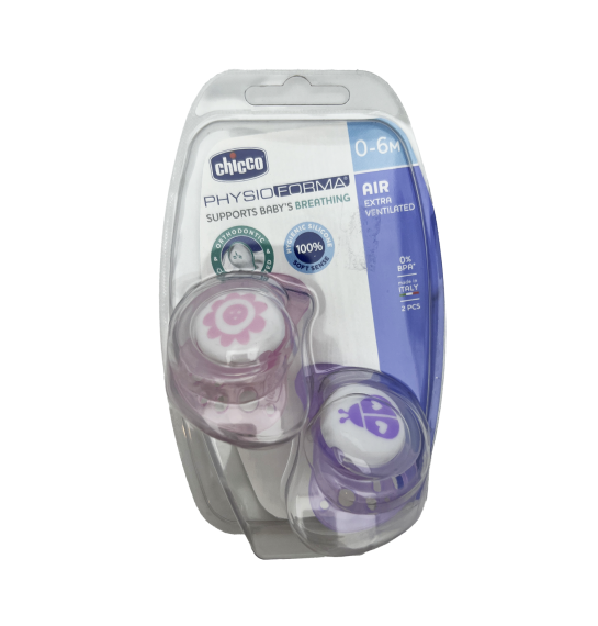 Chicco Soother PH Air silikon əmzik çəhrayı 6 ay+ N2 - 1